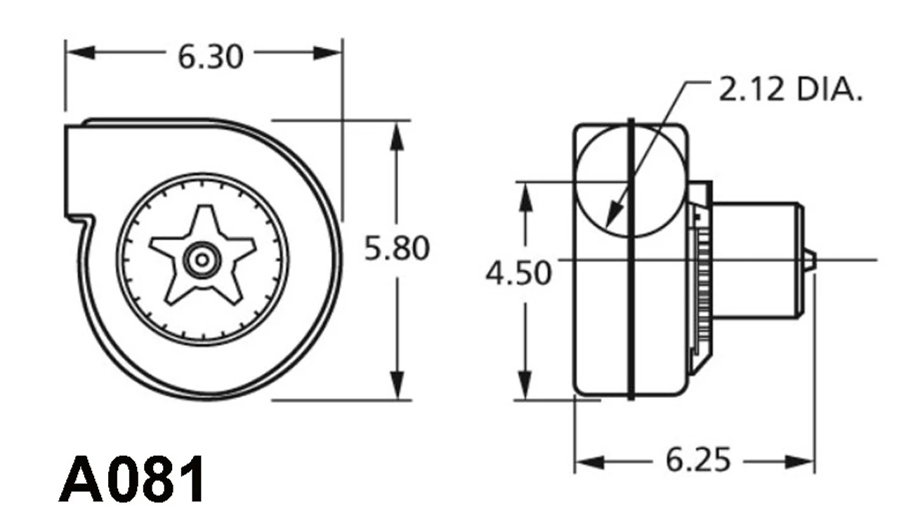 Fasco A081 Magic Chef Centrifugal Blower 230 Volts (7021-10264) 6 Fasco A081 Magic Chef Centrifugal Blower 230 Volts (7021-10264) - Image 4
