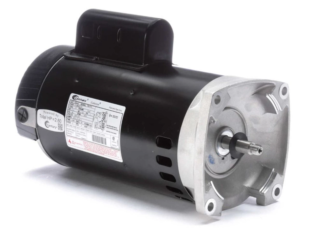 B2843 Century 2 Hp 3450 RPM 56Y Frame 208-230V Square Flange Pool Motor Century # B2843 3 B2843 Century 2 Hp 3450 RPM 56Y Frame 208-230V Square Flange Pool Motor Century # B2843