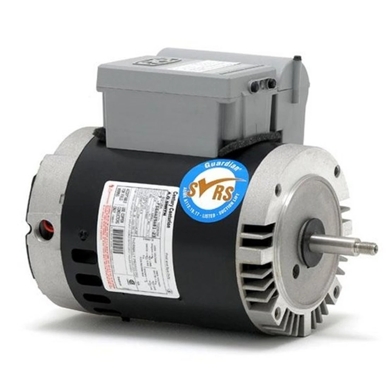 BG129A Century Guardian SVRS Pump Motor 1.5 HP 56J 3450RPM 115/230 Volts 3 BG129A Century Guardian SVRS Pump Motor 1.5 HP 56J 3450RPM 115/230 Volts