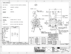 BL6423 Century 1/8 Hp 1050 RPM CW 5" Diameter 115V (Coleman) Electric Motor -MotorHub Shop BL6423 dims 32555.1605279543