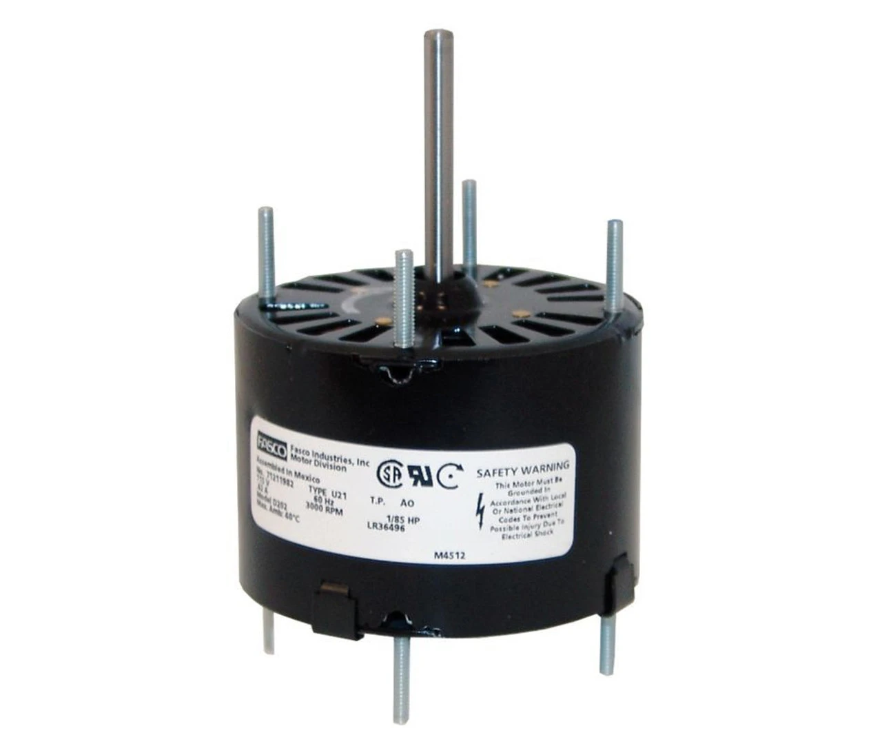 Fasco D203 Motor | 1/40 Hp 3000 RPM CCW 3.3" Diameter 115 Volts 3 Fasco D203 Motor | 1/40 Hp 3000 RPM CCW 3.3" Diameter 115 Volts