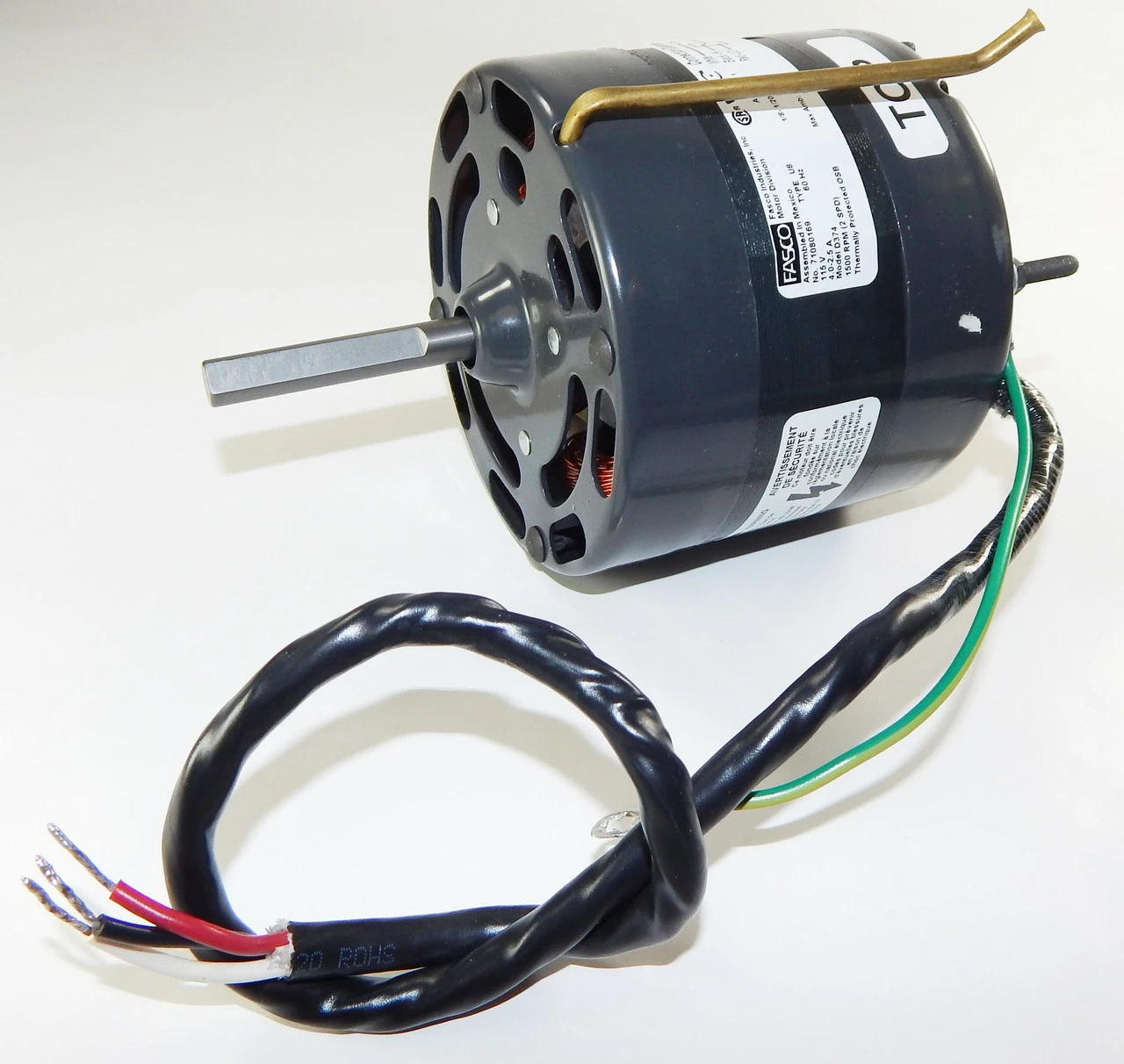 Fasco D374 Motor | 1/8 Hp 1500 RPM 2-Speed CW 4.4" Diameter 115 Volts 3 Fasco D374 Motor | 1/8 Hp 1500 RPM 2-Speed CW 4.4" Diameter 115 Volts