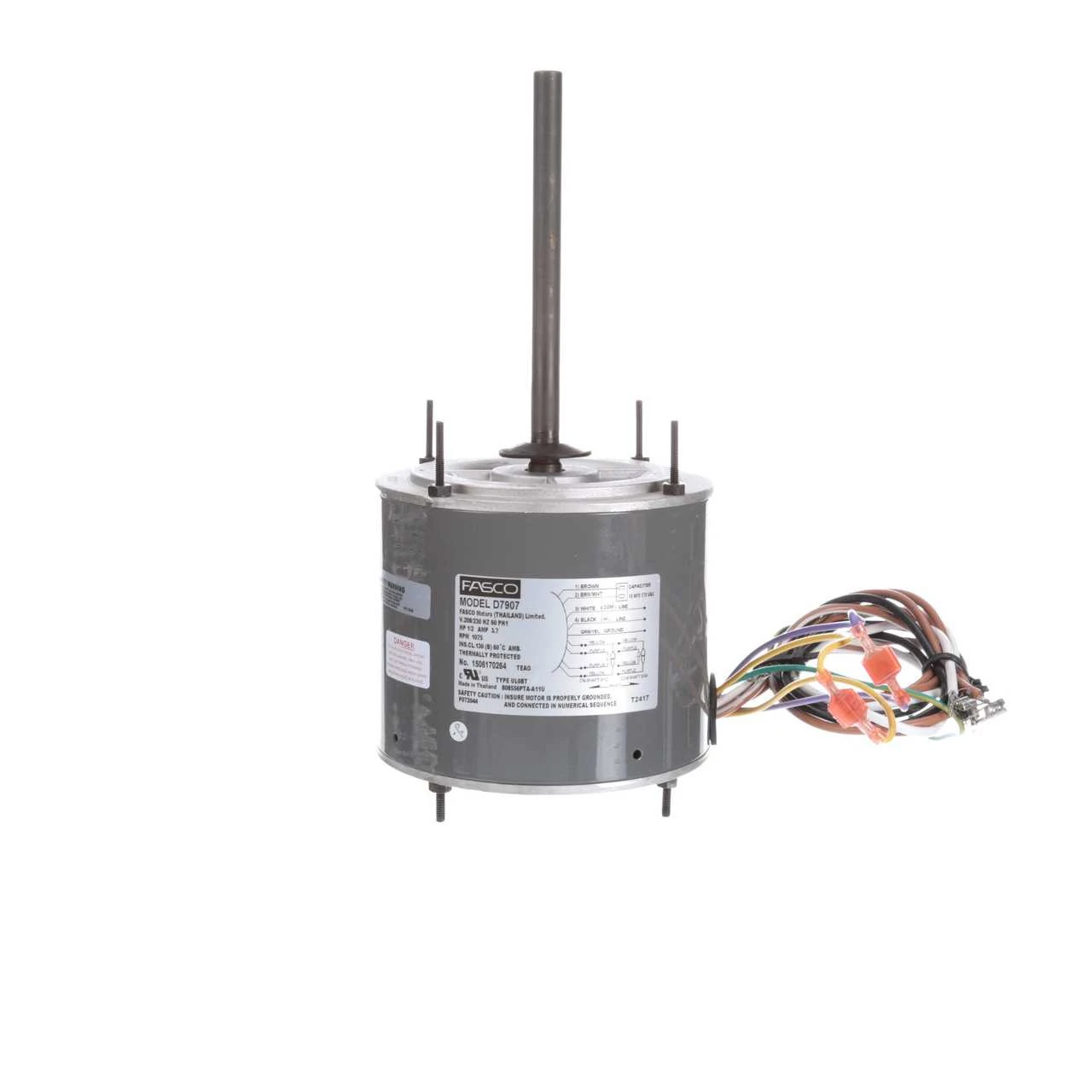 Fasco D7907 Motor | 1/2 Hp 1075 RPM 5.6" Diameter 208-230 Volts 4 Fasco D7907 Motor | 1/2 Hp 1075 RPM 5.6" Diameter 208-230 Volts - Image 2