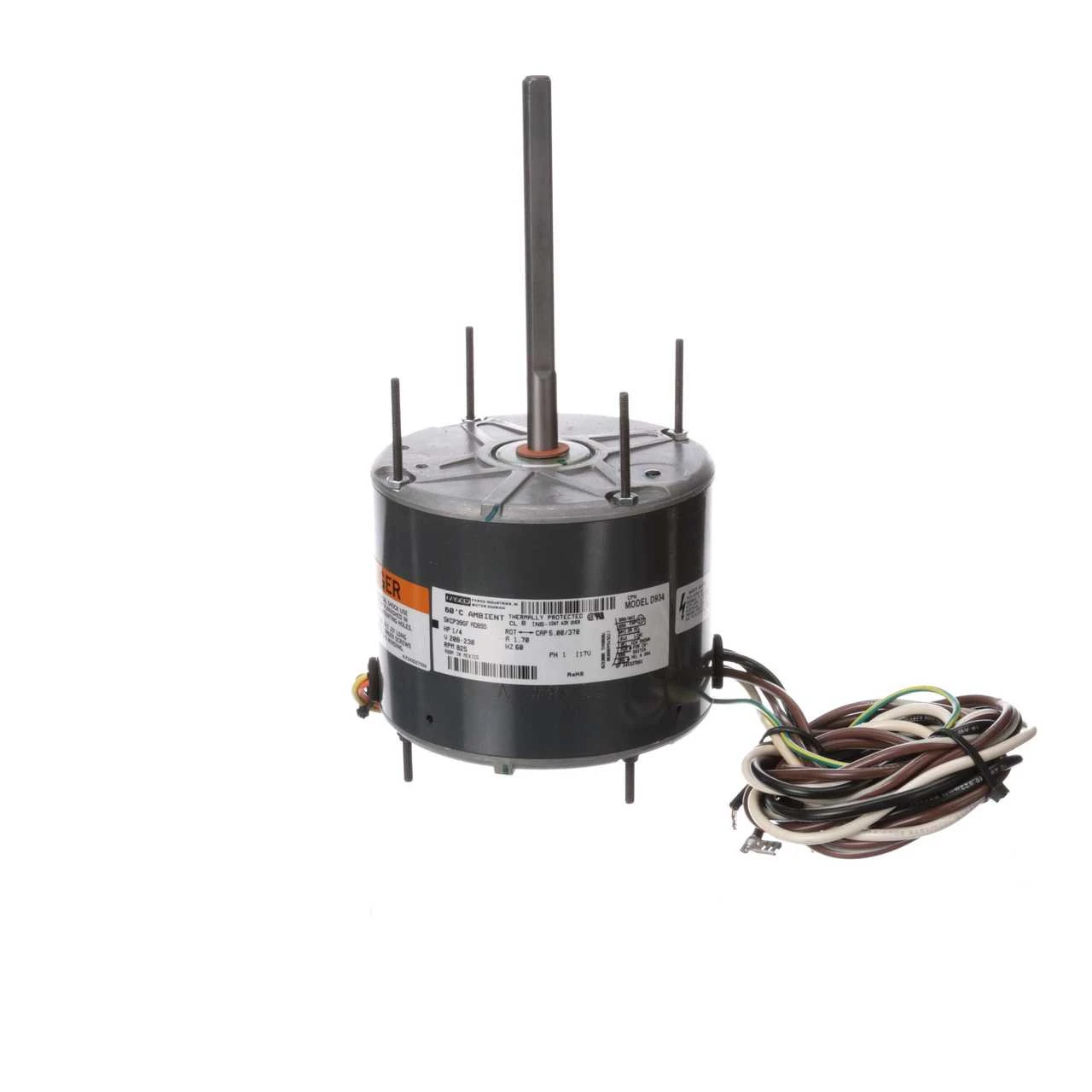 Fasco D934 Motor | 1/4 Hp 825 RPM 5.6" Diameter 208-230 Volts 3 Fasco D934 Motor | 1/4 Hp 825 RPM 5.6" Diameter 208-230 Volts