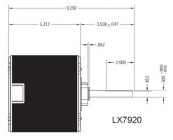 LX7920 Nidec | 1/2 Hp 1075 RPM 5-Speed 115V; 5.6" Condenser Fan Motor 5 LX7920 Nidec | 1/2 Hp 1075 RPM 5-Speed 115V; 5.6" Condenser Fan Motor -MotorHub Shop Lx7920 06254.1571327352