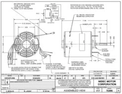 3097 Nidec | 3/4 Hp 1075 RPM 1-Speed 208-230V; 5.6" Condenser Motor 7 3097 Nidec | 3/4 Hp 1075 RPM 1-Speed 208-230V; 5.6" Condenser Motor -MotorHub Shop Nidec 3097 03852.1572359397