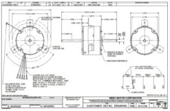 3360 Nidec | 1/5 Hp, 1040 RPM 3-Speed 277-265V Carrier Blower -MotorHub Shop Nidec 3360 Line 65089.1570974841