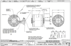 LX7930 Nidec | 3/4 Hp 1075 RPM 3-Speed 460V; 5.6" Blower Motor -MotorHub Shop Nidec LX7930 Line 10533.1568401140