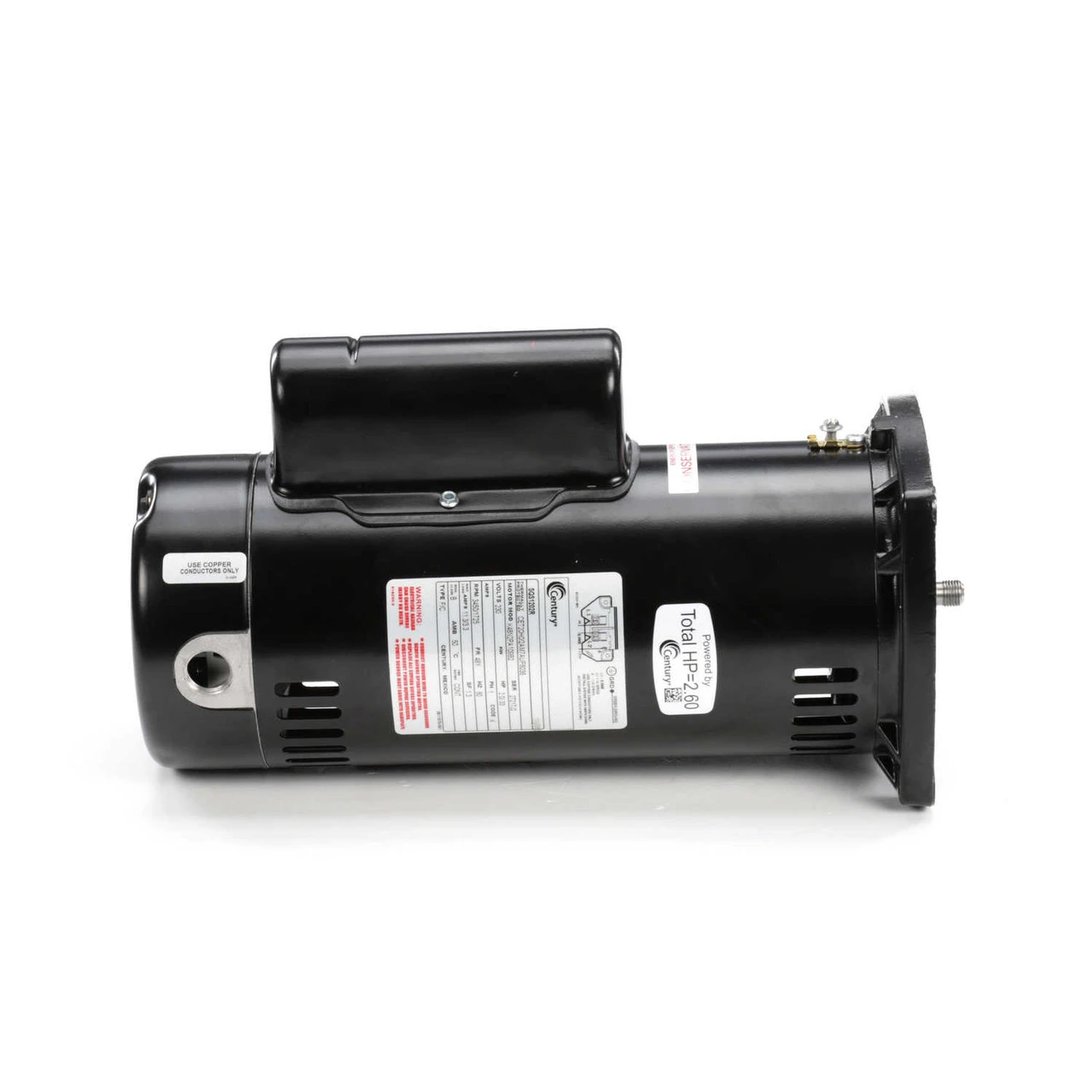 SQS1202R Century 2 Hp 2-Speed 48Y Frame 230V Square Flange Pool Motor 4 SQS1202R Century 2 Hp 2-Speed 48Y Frame 230V Square Flange Pool Motor - Image 2