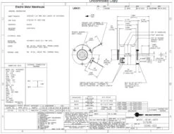 U6431 Century Unit Heater Motor 1/8 Hp 1050 RPM 1-Speed 5" Diameter 115V Century # U6431 -MotorHub Shop U6431 dim 75417.1531241672