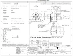 U6432 Century 1/15 Hp 1050 RPM 1-Speed 5" Diameter 115V Century Motor # U6432 -MotorHub Shop U6432 dim 90923.1531228826