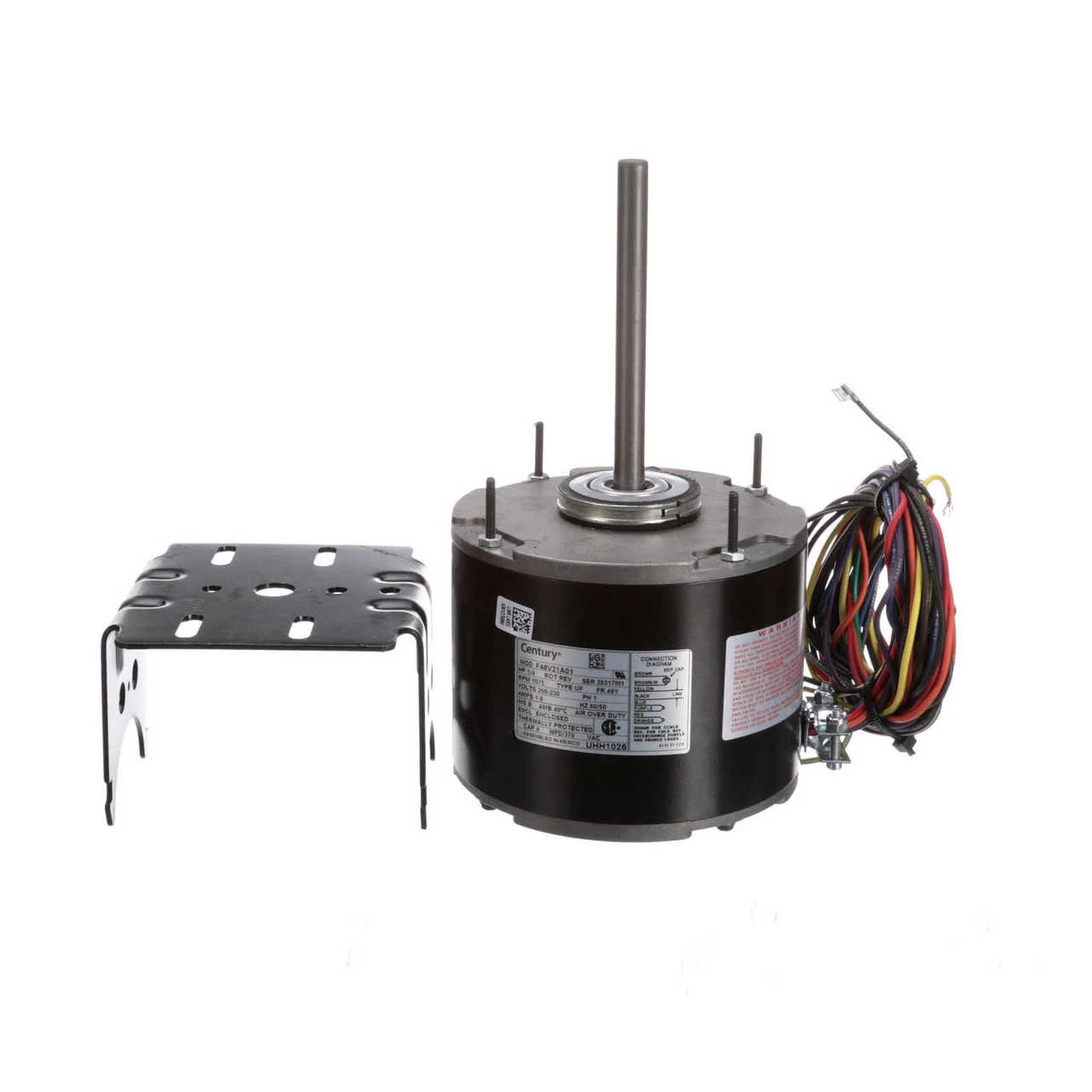 UHH1026 Century Unit Heater Motor 1/4 Hp, 1075 RPM, 208-230 Volts Century # UHH1026 4 UHH1026 Century Unit Heater Motor 1/4 Hp, 1075 RPM, 208-230 Volts Century # UHH1026 - Image 2