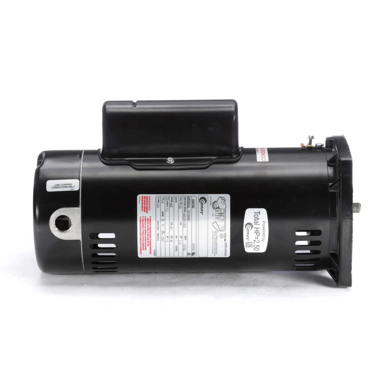 USQ1252 Century 2.5 Hp 3450 RPM 48Y Frame Square Flange 230V Pool Motor 4 USQ1252 Century 2.5 Hp 3450 RPM 48Y Frame Square Flange 230V Pool Motor - Image 2