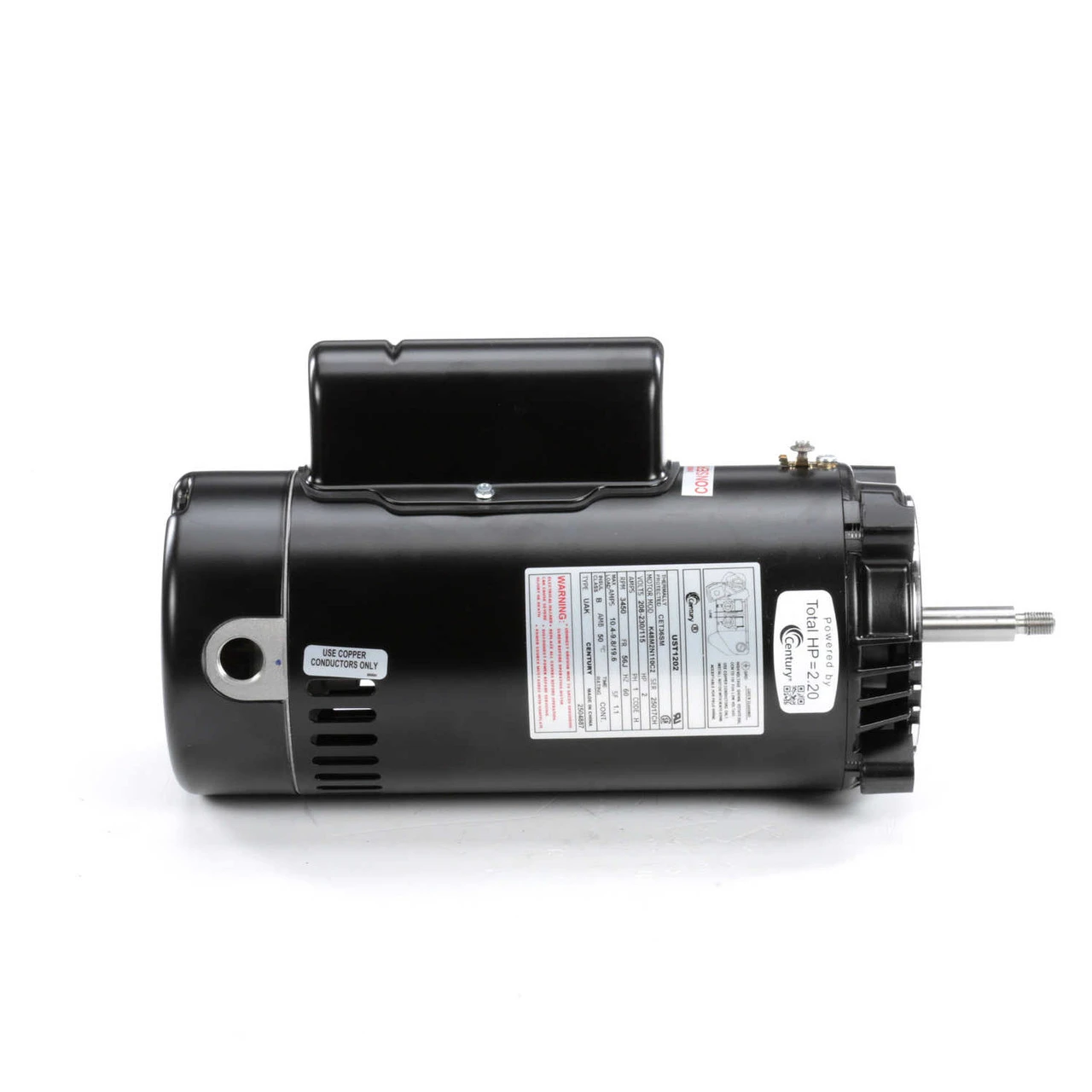UST1202 Century 2 HP 3450 RPM 56J 115/230V Swimming Pool Pump Motor 5 UST1202 Century 2 HP 3450 RPM 56J 115/230V Swimming Pool Pump Motor - Image 3