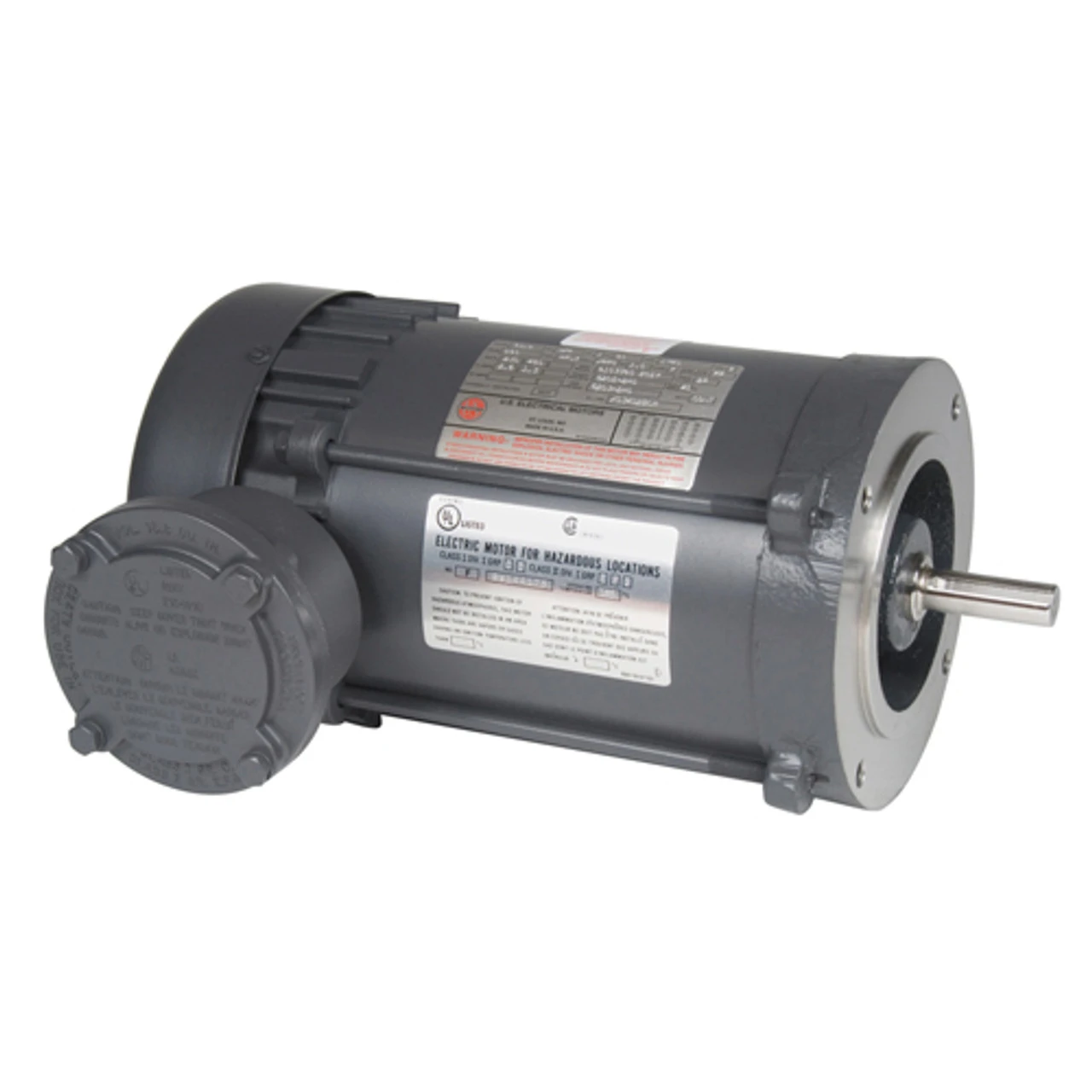 XS1PA2ACR Nidec 1 Hp 1800 RPM 56C Frame 60 Hz 208-230/460V TEFC 3-Phase Hazardous Duty Motor 3 XS1PA2ACR Nidec 1 Hp 1800 RPM 56C Frame 60 Hz 208-230/460V TEFC 3-Phase Hazardous Duty Motor