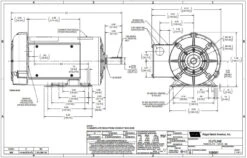 Z128 Marathon 2 Hp 1725 RPM 145T Frame TEFC (Farm Duty)115/230V Marathon Electric Motor 9 Z128 Marathon 2 Hp 1725 RPM 145T Frame TEFC (Farm Duty)115/230V Marathon Electric Motor -MotorHub Shop Z128 DIMS 66087.1567087107