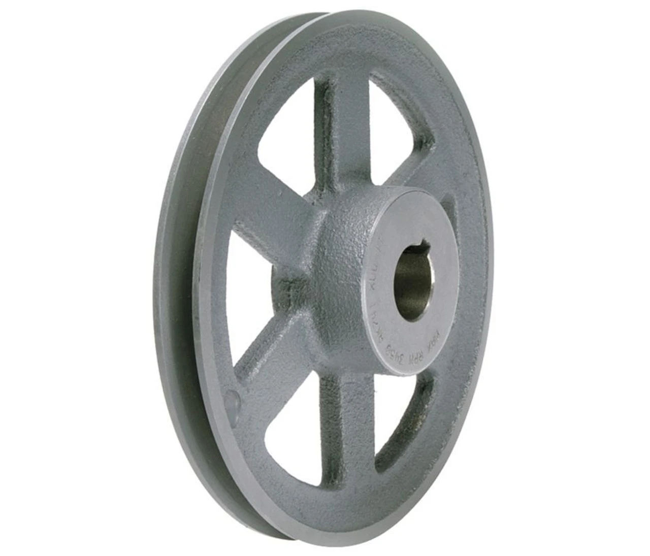 AK46X1/2 Pulley | 4.45" X 1/2" Single Groove Fixed Bore "A" Pulley 4 AK46X1/2 Pulley | 4.45" X 1/2" Single Groove Fixed Bore "A" Pulley - Image 2